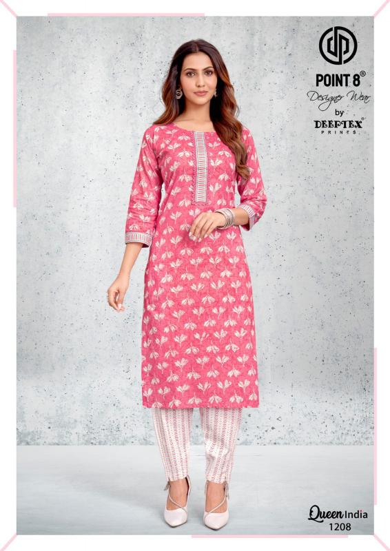 Deeptex queen india vol-12 jaipuri cotton kurti wholesaler